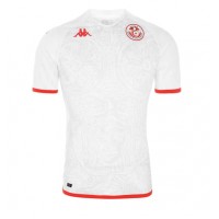 Camisa de Futebol Tunísia Equipamento Secundário Mundo 2022 Manga Curta